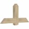 Ekena Millwork Eugene Rough Sawn Timber Gable Bracket, Douglas Fir, 48"W x 24"H x 4"D x 6"F, 12/12 Pitch GBW048X24X0406EUG00RDF - alternate 4